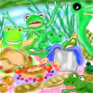 岸辺のパーティー