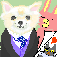 く〜ちゃんとノバうさぎ