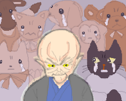 ぬらりひょんと記念撮影