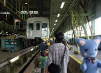 床下ピット探検