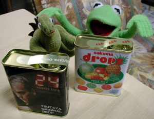 缶入りドロップス