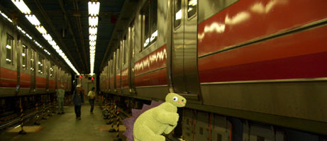 電車と記念撮影もなかなかできない