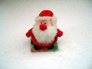 ベランダにも雪が積もる