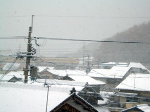 雪の中を走るＪＲ