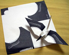 コウノトリの折り紙